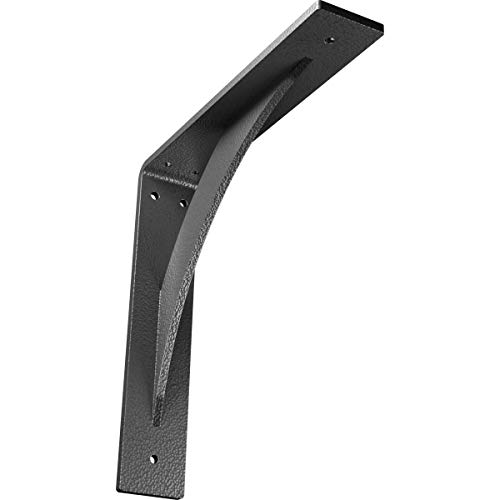 2"W x 12"D x 12"H Legacy Steel Bracket, Hammered Silver