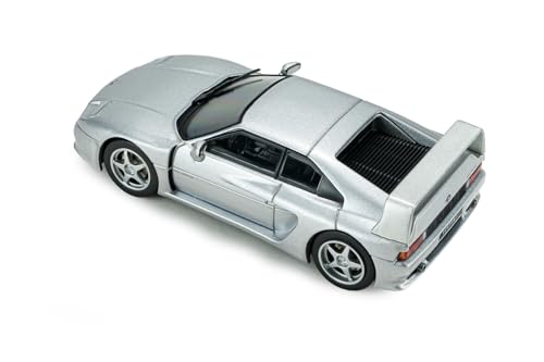Solido Venturi 400 GT 1995 modelo a escala 1:43 plateado miniatura 4