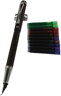 Elegant Fountain Pen Jinhao 301 Black with Diamond Fine Nib