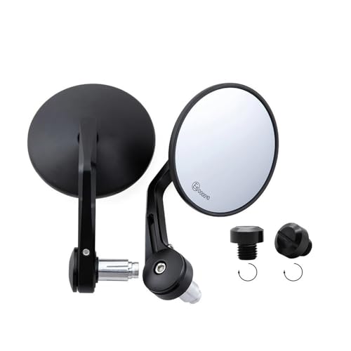 バイク用リアミラー オートバイハンドルバーミラー バックミラー オートバイバーエンドミラー CB500X用 PCX用 MSX 125用 シャドウR1200GS用 MT09 07用