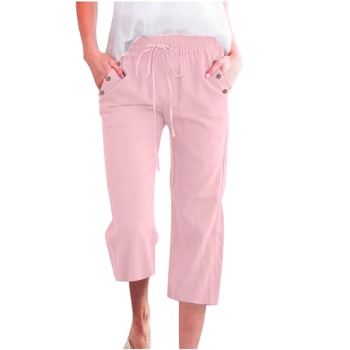 Capri Pants For Women Linen Summer upcoming+deals+of+the+day+prime senior+deals+of+the+day...