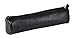 Clairefontaine 8320C - Trousse Scolaire Ronde Ø 5,5x22 cm en Cuir Véritable, Noir