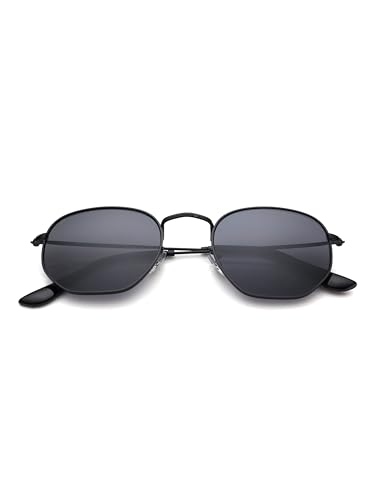 Image of Fastrack Tees Hexagonal Sunglasses for unisex
