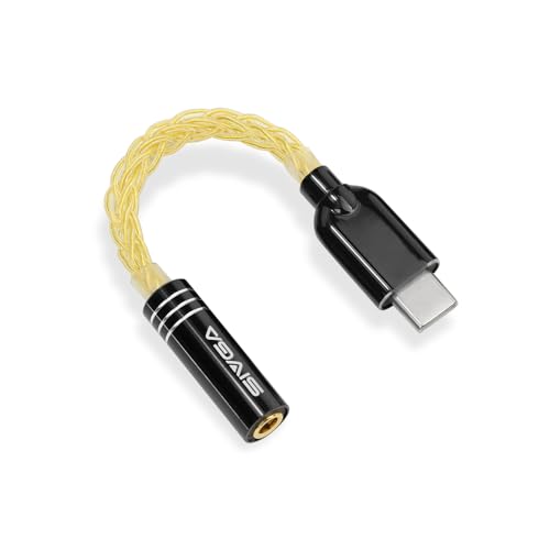 SIVGA Type C - 3.5mm オーディオ アダプター HiFi DAC アダプター… (Type C to 3.5mm)Phone/アンドロイド/IOS/タイプC 変換 ケーブル…
