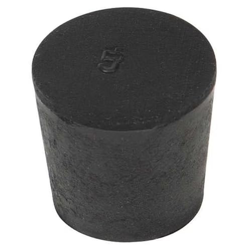 Stopper,Sz 5.5,24 mm BDia,Black,0,PK26