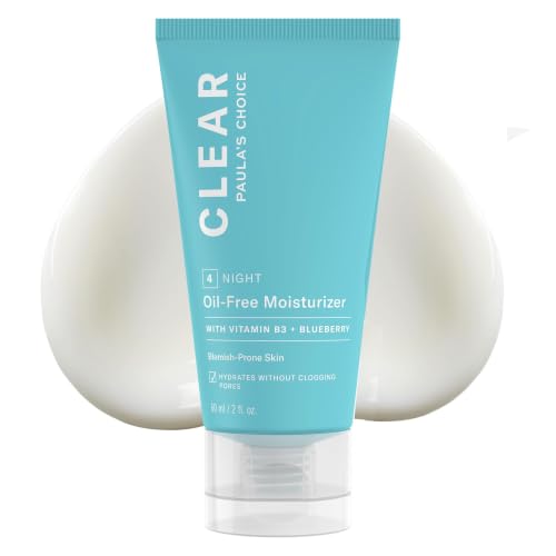 Best Hydrating Face Cream for Acne Prone Skin: 7 Dermatologist-Approved Picks for Women Over 50 7 Paula's Choice CLEAR Oil-Free Face Moisturizer, Lightweight Facial Cream for Acne-Prone Skin, Hyaluronic Acid, Pore-Minimizing Niacinamide, Soothing Antioxidants, Calms Redness, Fragrance- Free