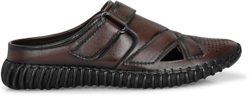 Image of KASTAVA KS 102X Comfortable Premium Synthetic Casual Sandals | Adjust Velcro Closure | Lightweight Everyday Wear Sandals for Men