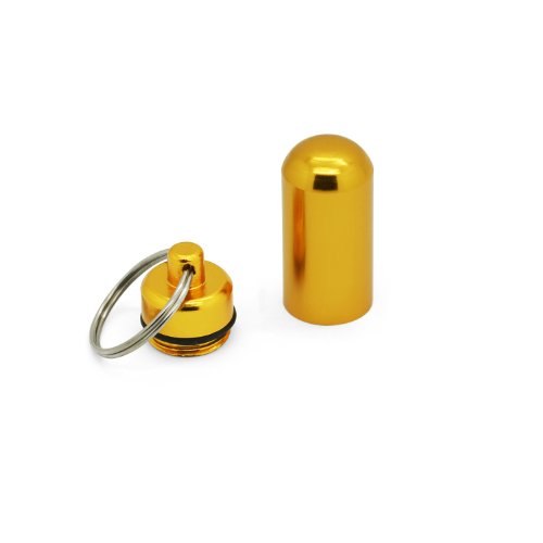 Grenhaven mini-casemate pilules casemate boîte à pilules Cash Box Stash / pill capsule pilules capsule Bouteille de Pilules en différentes couleurs - tailles, boîte trousseau petits imperméables, capsule pilules de bleu / différent Set Alu peut aluminium Porte clés pilulier/cache-billet – étanche/aluminium -5x Mix – vue 3
