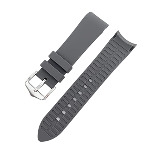 Bracelet de montre en silicone rouge 18mm pour le sport et le quotidien