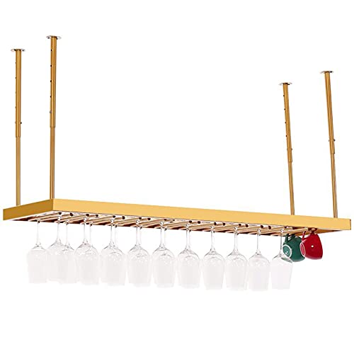 Soporte para botellas de vino colgante de metal 60x35 cm
