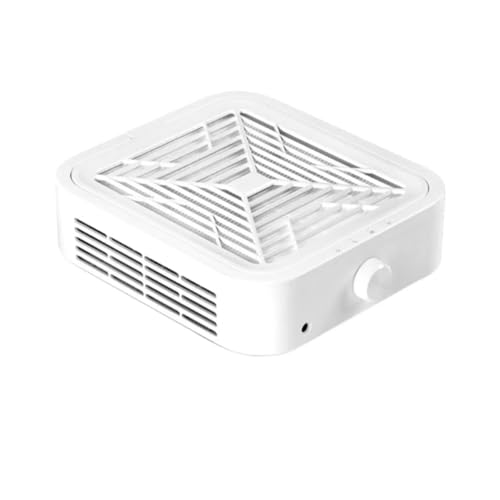 MRKU Aspiradora Profesional de manicura con Filtro Lavable, bajo Nivel de Ruido y Filtro de Polvo Lavable, con Ventilador de 120 W. Sistema de recolección eficiente para el Arte de la manicura.