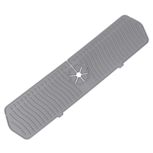 Raccoglitore Di Gocce Tappetino for rubinetto in silicone Tappetino for raccolta acqua for rubinetto Rubinetto della cucina Lavello Paraspruzzi Tappetino drenante for lavandino Dietro il rubinetto Pro