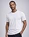 Liberty Luxe 3 Pack Men's Bamboo Viscose T Shirts, Ultra Soft Breathable Bamboo Undershirts for Men, Cooling Lounge Tees (Set 2, X-Large) White/White/White