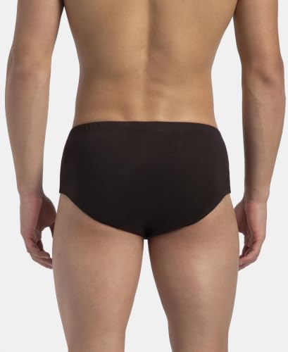 Image of Jockey 8035 Men Super Combed Cotton Solid Brief with Ultrasoft Concealed Waistband