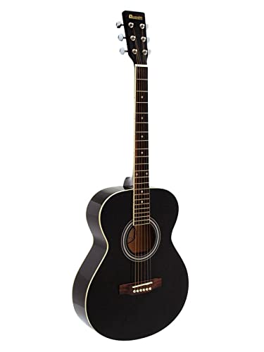 DIMAVERY aW – 303–guitare folk (noir) - Les Beatles, Paul McCartney, John Lennon, RIngo Starr, George Harrison DIMAVERY aW - 303–guitare folk (noir)