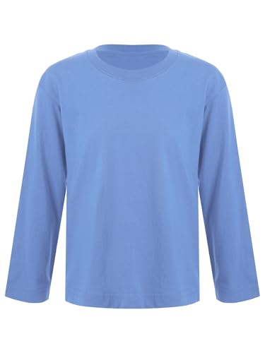 YEAHDOR Kids Boys Girls Cotton Pullover Sweatshirts Long Sleeve Crew Neck Shirt Tops Casual Pullover3