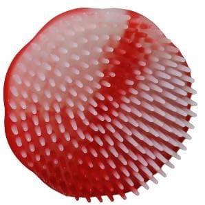 PasCom Silicone Round Hand Grip Hair Comb, Hair Massager, Shower Brush, Hair Washing Tools for Men Pack of 1
