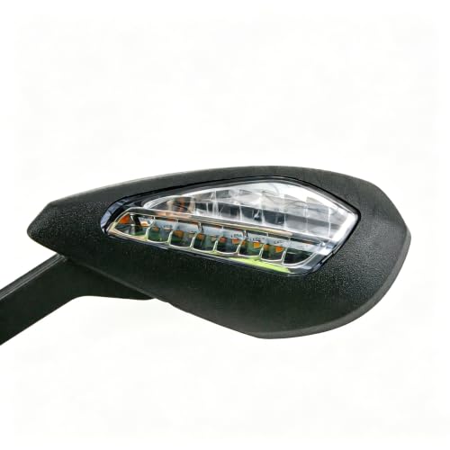 Espejo retrovisor para Ducati Panigale 1299 959 con luz LED intermitente integrada 5