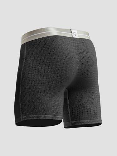 AORGSVI Mens Underwear 5-Pack, Mesh Stretch Trunk, Active Quick Dry Panties, Performance Boxer Briefs4