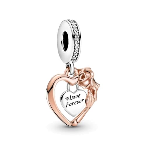 Image of Mom Family Charms Bead for Bracelets and Necklaces Jewelry Charm for Women Valentine Mother's Day