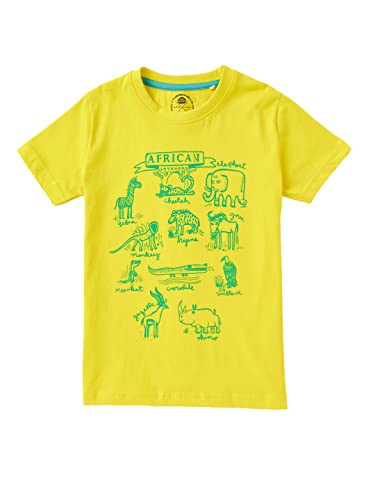 Image of CuB McPAWS be curious Boy's Graphic Regular Fit T-Shirt