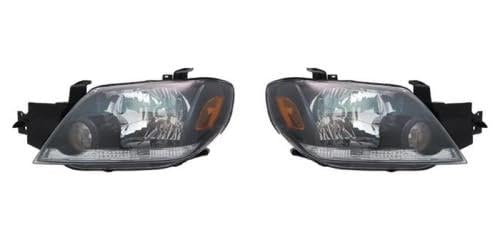Go-Parts - Pair/Set - for 2003-2004 Mitsubishi Outlander Front Headlights Assembly Front Housing/Lens/Cover - Left & Right (Driver & Passenger) Side Replacement MI2502150 MI2503150 MN133515