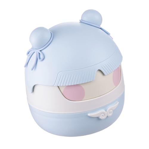 SHINEOFI Papelera Con Tapa Abatible Bote De Basura Para Escritorio Encimera Dormitorio Baño Cocina Lindo Cubo De Basura Pequeño Residuos