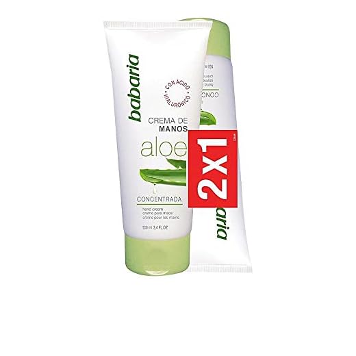 Babaria Aloe Vera Crema Manos 100 ml, 2 unidades