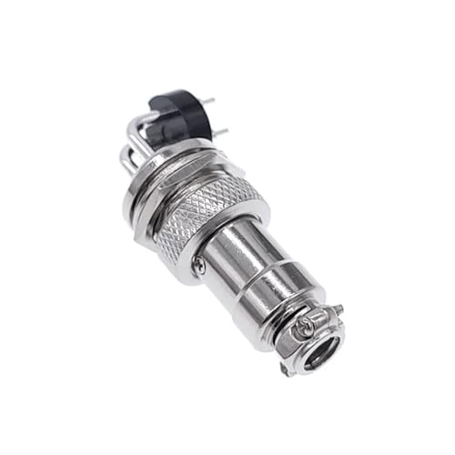 Conector GX16 de 2 pines para placa de circuito PCB: conector de aguja curvada a 90 grados 4
