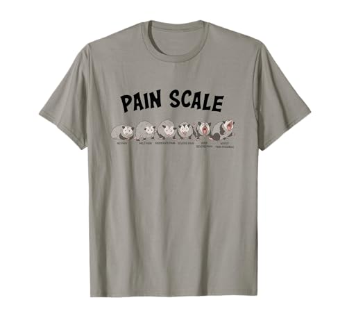 Possum Meme Pain Scale Funny Nurse Week Nursing Student T-Shirt