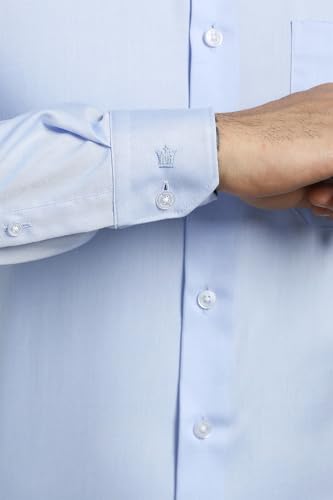 Image of Louis Philippe Men's Solid Slim Fit Shirt