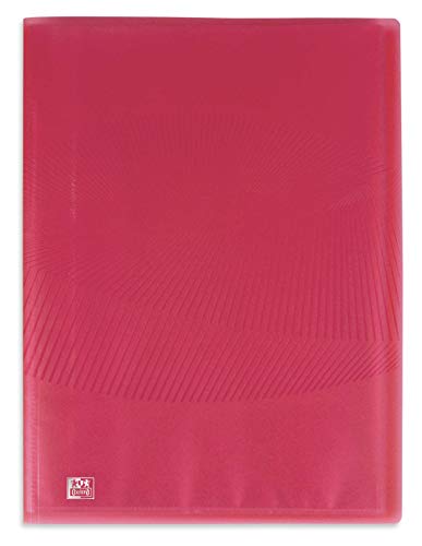 OXFORD Protège-Documents Osmose A4 40 vues / 20 pochettes Couverture Polypro Rose