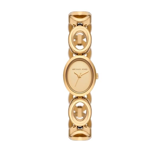 Michael Kors Mini Maude Gold-Tone Link Watch MK4957