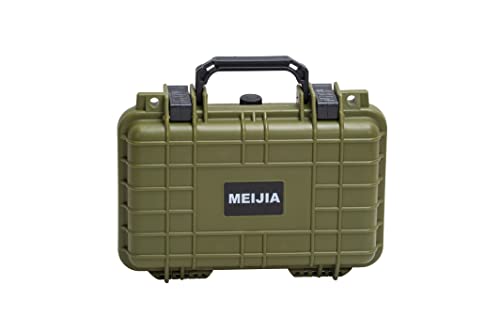 Image of MEIJIA Portable All Weather Waterproof Protective Hard Case, Small Camera Case,Dry Case with Customizable Foam,Fit Use of Drones, Camera,Equipments, 11.65 inchx8.35 inchx3.78 inch