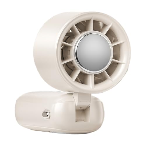 Genérico Ventilador Portátil Recargable - Enfriador De Aire Plegable Para Exteriores | Ventilador Silencioso USB Recargable para Acampar Viajes Playa Jardín Gimnasio