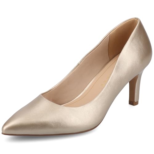 Journee Collection Womens Scylee Stiletto Heel Dress Pumps Cushioned Slip On Pointed Closed Toe Fashion Shoe