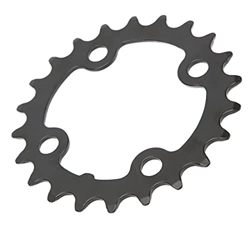 VBESTLIFE 22T 4 Chainring, 64 Mm BCD Carbon Steel Chainring 8 9 10 Speed Crank Fits 8 9 10 Speed Chains
