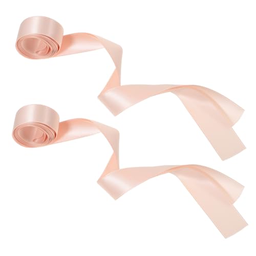 ifundom 2Pcs Satin Pointe Shoe Ribbons for Ballet Dance Easy to Sew Comfortable Fit for Performance Practice Ballet Accessories for Ballerinas