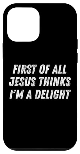 First of All Jesus Thinks I'm A Delight �ʔ����L���X�g���̐M�� �X�}�z�P�[�X iPhone 12 mini �p