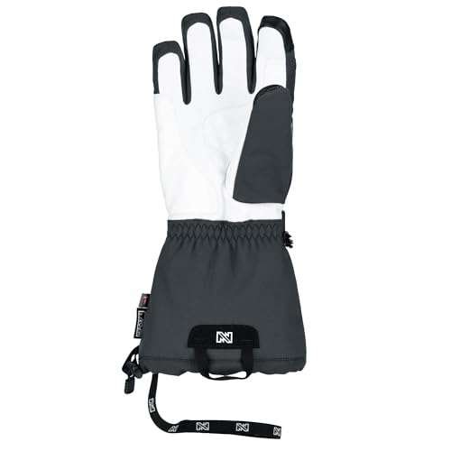 Fieldsheer Mobile Warming Women's Aerial Heated Snow Glove 7.4V, White/Grey - Large