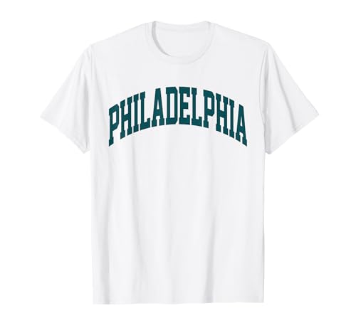 Camiseta Philadelphia retro Philadelphia Souvenir, clásica, verde Camiseta