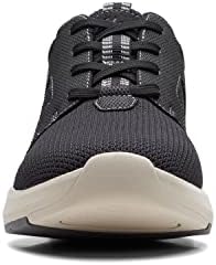 Clarks Men's Lehman Tie Oxford, Black Textile, 7 | Image 1