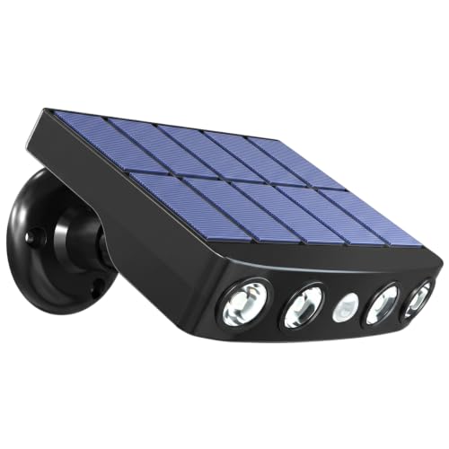 Luces solares de pared para iluminar zonas oscuras y pasos peatonales sin cables
