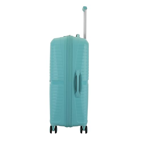 Image of American Tourister AIRCONIC2.0 SP 77 cm Meidum Check-in Polypropylene (PP) Hard 8 Wheels Spinner Luggage /Suitcase /Trolley Bag for Travel (Purist Blue)