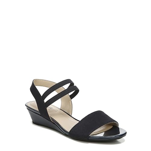 LifeStride womens Yolo Wedge Sandal, Navy, 8.5 US
