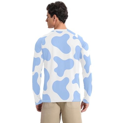 Cow Blue Men's UPF 50+ Breathable Comfort Mens Sun Protection Long Sleeve Outdoors2