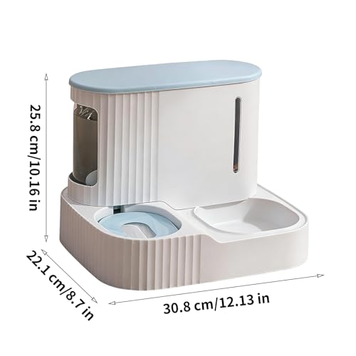 Distributeur de nourriture et d'eau pour chat sans panne