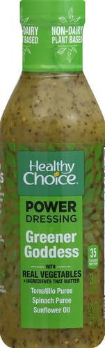 Amazon.com : Healthy Choice Power Dressing Plant-Based Keto Friendly Salad Dressing, Greener Goddess, 12 oz : Grocery & Gourmet Food Amazon.com : Healthy Choice Power Dressing Plant-Based Keto Friendly Salad Dressing, Greener Goddess, 12 oz : Grocery & Gourmet Food
