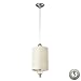 ELK 31302/1-LA, Dalton Cylinder Pendant, 1 Light, Polished Nickel