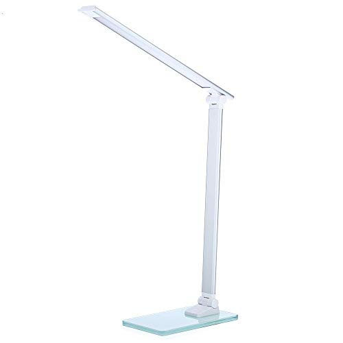 ZLZYPLE Lámpara de mesa LED portátil flexible LED lámpara de mesa 3 niveles de brillo control táctil lámpara de luz para dormitorio, estudio, oficina iluminación